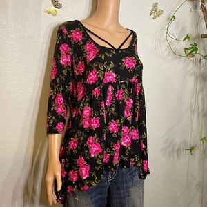 Torrid Super Soft 0X Babydoll Top